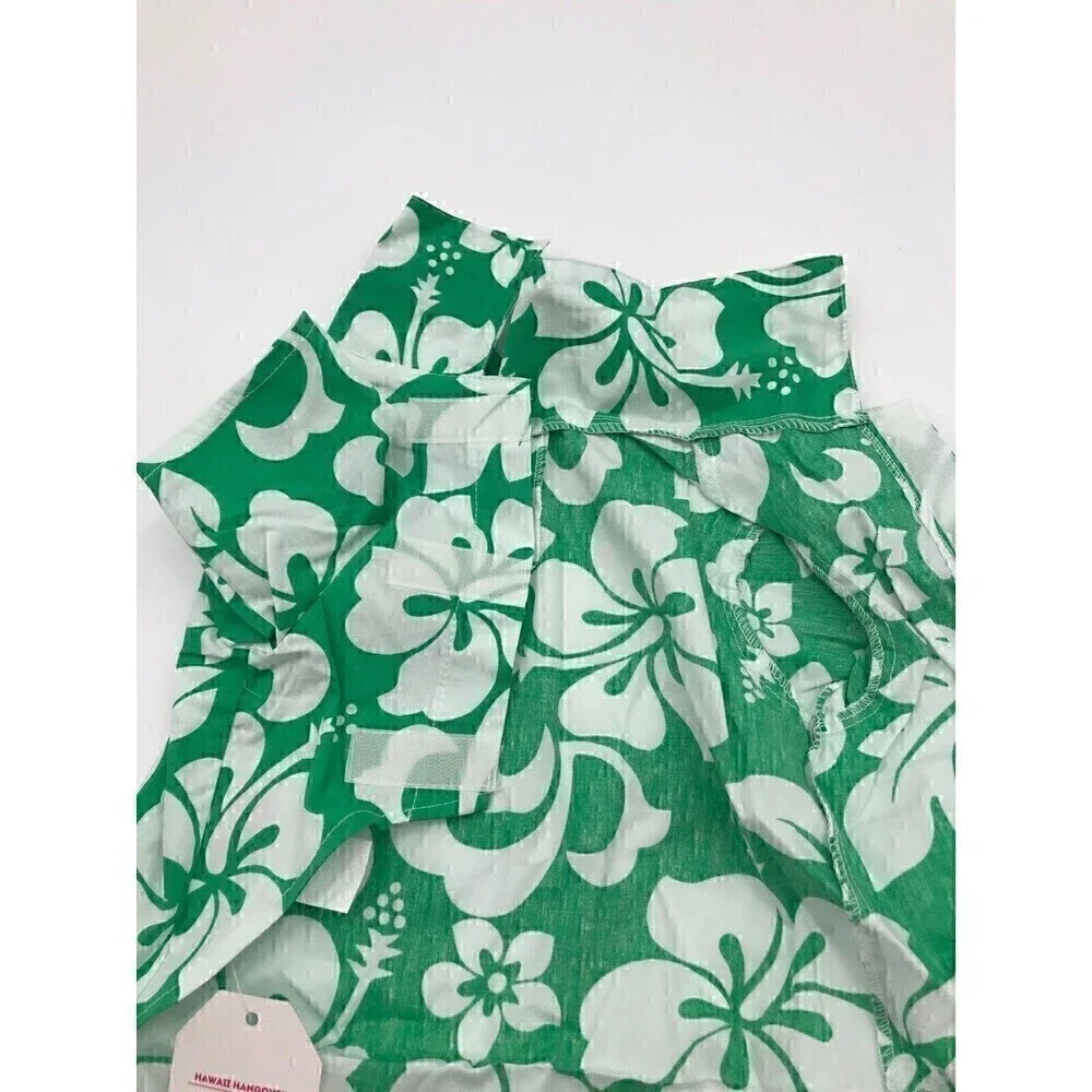Hawaii Hangover Dog Aloha Shirt in Vintage Luau Green size Small